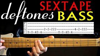 Deftones Sextape Bass Guitar Tab Lesson  Tabs Cover