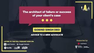 Advice to a new advocate  Gobind Singh Deo