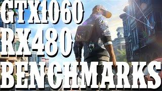 Watch Dogs 2 PC Benchmarks GTX1060 6GB vs RX480 8GB