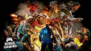 GEARS OF WAR 3 Full Movie 2024 - All Cinematics 4K Action Fantasy