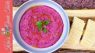 Greek Roasted Beet Dip  Perfect For Any Occasion