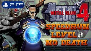 Metal Slug 4 PS5 - Full Speedrun Level-8 No Death Fio - 33 Mins