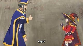 Megumin tries to help Zesta recruit people for the Axis sect  Kono Subarashii Sekai ni Bakuen wo