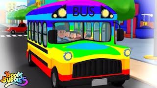 Rainbow Wheels on the bus + More Nursery Rhymes & Songs by Boom Buddies