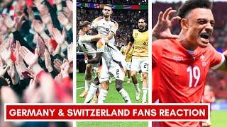 WILD واکنش هواداران آلمان و سوئیس به سوئیس 1-1 آلمان  یورو 2024