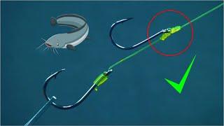 Many dont know  How to make a catfish fishing rod set Hack RIG Fishing 2024