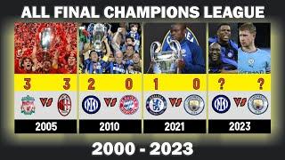 Final Liga Champions 2000 - 2023