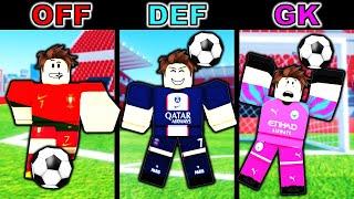 WINNING a Game as EVERY POSITION in Super League Soccer Roblox