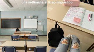 una settimana scolastica al liceo linguistico