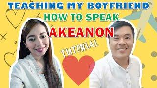 AKLANON LANGUAGE TUTORIAL  TEACHING MY BOYFRIEND HOW TO SPEAK AKLANON