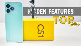 Realme C51 Top 20++ Unique Hidden Features  Tips Tricks & Hidden Settings