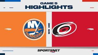 NHL Game 5 Highlights  Islanders vs. Hurricanes - April 30 2024