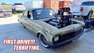 Our First Time Driving WAR BIRD This Thing is INSANE 1700hp Australian Burnout Car