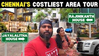 Chennais RICHEST AREAPart 2 Poes Garden TourRich Celebrity HousesFun Vlog