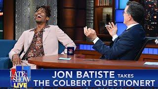 Jon Batiste Takes The Colbert Questionert