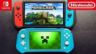 Minecraft  Nintendo Switch Vs Nintendo Switch Lite  Gameplay