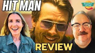 HIT MAN Movie Review  Glen Powell  Adria Arjona  Richard Linklater  Netflix