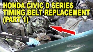 Honda Civic D Series Timing Belt Replacement Part 1