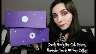 Double Spooky Box Club Unboxing   Abominable Box & Witches Cottage