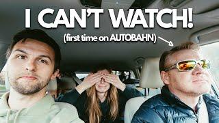 Our American Parents on the German Autobahn for the First Time + DAD DROVE record speeds 