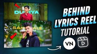 Trending Behind Person Lyrics Video Editing In Vn App  Behind Lyrics Video Editing  Vn App Editing