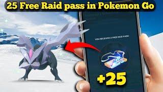 Guaranteed 25 free Raid passes In Pokemon Go  How to get free remote raid pass in pokemon go