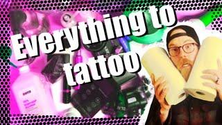Tattoo Preparation. Everything you need to tattoo