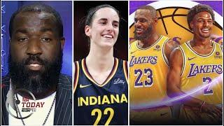 Full NBA Today  Perkins reacts to C.C historic rookie season Lakers 1st game with LeBron & Bronny