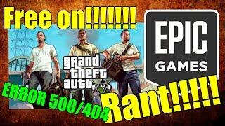 GTA V Grand Theft Auto V Free on Epic Games Rant ERROR 500404 Servers are Down