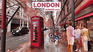 London UK  Mid Summer Rain Ambient ️  2023 4K 60fps