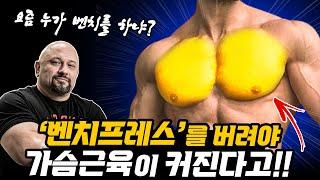 왜 멍청하게 벤치 프레스에 집착하지?? 가슴근육 키우는 인클라인 프레스 운동 루틴