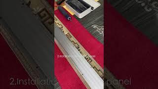 Assembly process of S60 Pro Shelf LED Display Screen 60mm tall GOB LED Bar Screen