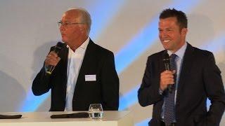 WM 1990 Matthäus und Beckenbauer albern über Schuh-Anekdote