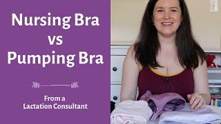 Nursing bra vs pumping bra  best pumping bra  nursing bra pumping hack  kindred bravely