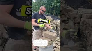 Why I dress stone by hand #construction #stone #handmade #heritage herit