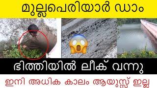 Mullaperiyar Dam Decommissioning Soon  Mullaperiyar Dam Leakage  Visual  Mullaperiyar Dam