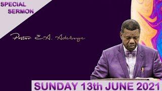 PASTOR E.A ADEBOYE SERMON - RCCG 13th JUNE SPECIAL SERVICE