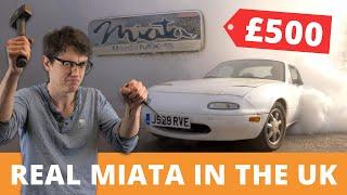 We Smash All The Rust Out Of Our £500 REAL MIATA With A Hammer