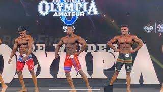 Siddhant Jaiswal Final Comparison In Class  Top 10  Pre Judging Amateur Olympia Mumbai 2022