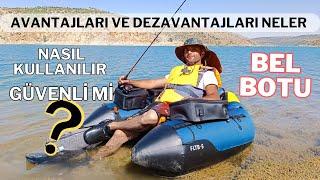 ŞİŞME BOT İLE BALIK AVI DECATHLON CAPERLAN FLTB-5 BELLY BOAT KURULUM İNCELEME TEST 2023