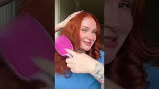 Ginger glue-less wig try on