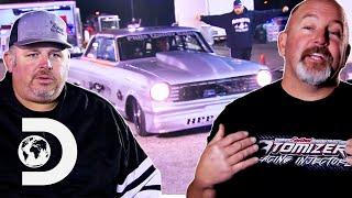 Chuck At The Centre Of A Controversial Race In The Semi-Finals  Street Outlaws No Prep Kings