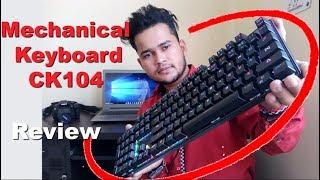Motospeed Inflictor RGB Backlight Mechanical Keyboard CK104 Review in Hindi