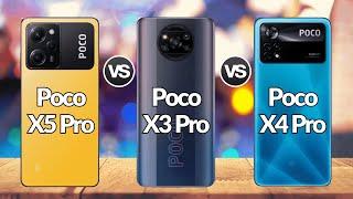 Poco X5 Pro 5G Vs Poco X3 Pro Vs Poco X4 Pro  @Eficientechs 