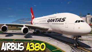 AIRBUS A380-800 И НОВЫЙ АЭРОПОРТ В ГТА 5 - МОДЫ В ГТА 5 - САМЫЙ БОЛЬШОЙ САМОЛЕТ