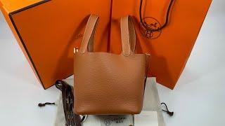 Hermes Picotin lock 18 Clemence Taurillon Bag Etoupe 1