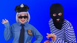 PoliceGirl Song ‍️ & PoliceMan Song  Kids Funny Songs