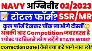 Navy SSR MR 022023 Batch Total Forms Kitne Bhare Gye State Wise  OMG Navy Agniveer Competition