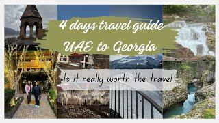 Best places to visit in Georgia  Budget friendly European country  UAE to Georgia #travelvlog