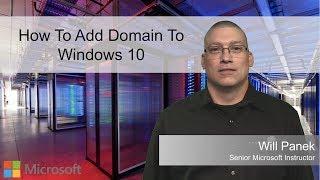 How To Add Domain To Windows 10